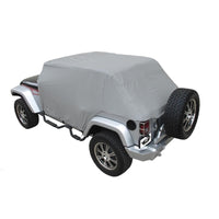 Thumbnail for Rampage 2007-2018 Jeep Wrangler(JK) Unlimited Cab Cover With Door Flaps - Grey