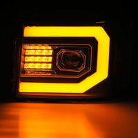 Thumbnail for AlphaRex 07-13 GMC 1500HD PRO-Series Projector Headlights Plank Style Chrm w/Activ Light/Seq Signal