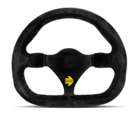 Thumbnail for Momo MOD27 Steering Wheel 290 mm -  Black Suede/Black Spokes