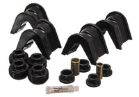 Thumbnail for Energy Suspension 76-77 Ford Bronco/66-72 F-100/F-150 Blk 4 Deg Offset Complete 14 Pc C-Bushing Set
