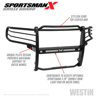 Thumbnail for Westin 19-21 Ram 1500 Sportsman X Grille Guard - Textured Black (Excluding Classic & Rebel)