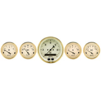 Thumbnail for Autometer Golden Oldies 5 PIECE (3-3/8in & 2-1/16in.) GPS Speedometer Gauge Kit