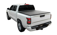 Thumbnail for Access 2022+ Nissan Frontier 5ft Bed (w/ or w/o utili-track) LOMAX Trifold Bed Cover - Matte Black