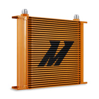 Thumbnail for Mishimoto Universal 34 Row Oil Cooler - Gold