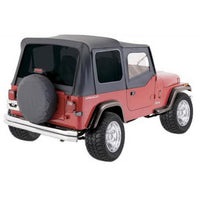 Thumbnail for Rampage 1988-1995 Jeep Wrangler(YJ) OEM Replacement Top - Black Diamond