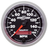 Thumbnail for Autometer Sport-Comp II 3-3/8in 0-160MPH In-Dash Electronic Programmable Speedometer