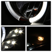Thumbnail for Spyder Infiniti G35 03-07 2DR Projector Halogen - LED Halo DRL Blk High H4 PRO-YD-IG35032D-DRL-BK