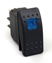 Thumbnail for Daystar Rocker Switch Blue Light 20 AMP Single Pole