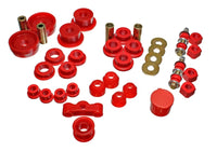 Thumbnail for Energy Suspension 84-87 Honda Civic/CRX Red Hyper-Flex Master Bushing Set