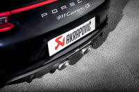 Thumbnail for Akrapovic 16-17 Porsche 911 Carrera S/4/4S/GTS (991.2) Slip-On Line (Titanium) w/ Titanium Tips