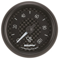 Thumbnail for Autometer GT Series 52mm Full Sweep Electronic 0-100 PSI Oil Pressure Gauge