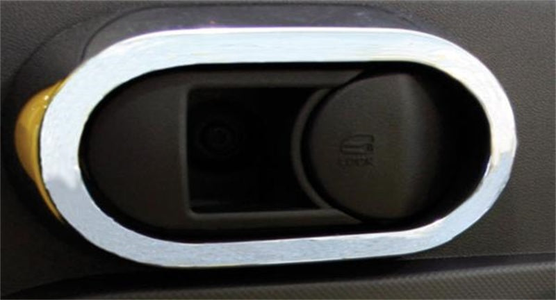 Putco 07-10 Jeep Wrangler Interior Chrome Kit - Fits 4 Door Only Chrome Trim Accessory Kits