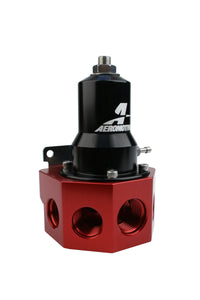 Thumbnail for Aeromotive Regulator - 30-120 PSI - .500 Valve - 4x AN-08 and AN-10 inlets / AN-10 Bypass