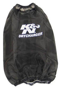 Thumbnail for K&N Drycharger Black Air Filter Wrap - Round Tapered