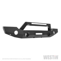 Thumbnail for Westin 18-20 Jeep Wrangler WJ2 Full Width Front Bumper w/LED Light Bar Mount Textured Black
