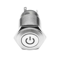 Thumbnail for Oracle Pre-Wired Power Symbol On/Off Flush Mount LED Switch - Amber SEE WARRANTY