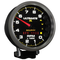 Thumbnail for Autometer 5 inch Ultimate DL Playback Tachometer 9000 RPM - Black