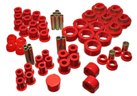 Thumbnail for Energy Suspension 81-87 Chevy/GMC 4WD (W/ Stock Front Springs) Red Hyper-flex Master Bushing Set