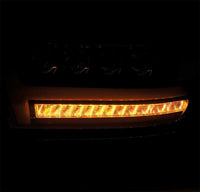 Thumbnail for AlphaRex 19-20 Ram 1500HD NOVA LED Proj Headlights Plank Style Chrome w/Activ Light/Seq Signal/DRL