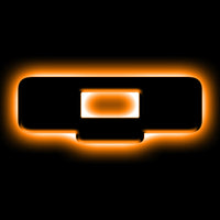 Thumbnail for ORACLE Lighting Universal Illuminated LED Letter Badges - Matte Blk Surface Finish - Q SEE WARRANTY