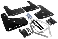 Thumbnail for Rally Armor 13-19 Ford Fiesta ST Black UR Mud Flap w/White Logo