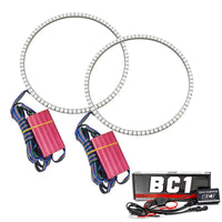 Thumbnail for Oracle Jeep Wrangler JL/JT LED Surface Mount Headlight Halo Kit - w/ BC1 Controller SEE WARRANTY