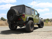 Thumbnail for aFe Rebel Series Cat-Back 2.5in Dual Center Exit SS Exhaust w/ Black Tips 07-14 Jeep Wrangler V6