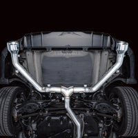 Thumbnail for AWE Tuning 22+ Honda Civic Si/Acura Integra Track Edition Catback Exhaust - Dual Chrome Silver Tips