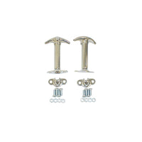 Thumbnail for Rugged Ridge 41-95 Jeep CJ / Jeep Wrangler YJ Chrome Hood Catch Set