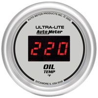 Thumbnail for Autometer Ultra-Lite 52MM 0-340 Deg F Digital Oil Temperature