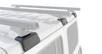 Thumbnail for Rhino-Rack 02-09 Chevrolet Trailblazer 4 Door SUV Heavy Duty RLT600 2 Bar Roof Rack - Silver