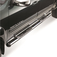 Thumbnail for Westin 1999-2006 Toyota Tundra 4dr Ext Cab Premier Oval Nerf Step Bar Mount Kit - Black