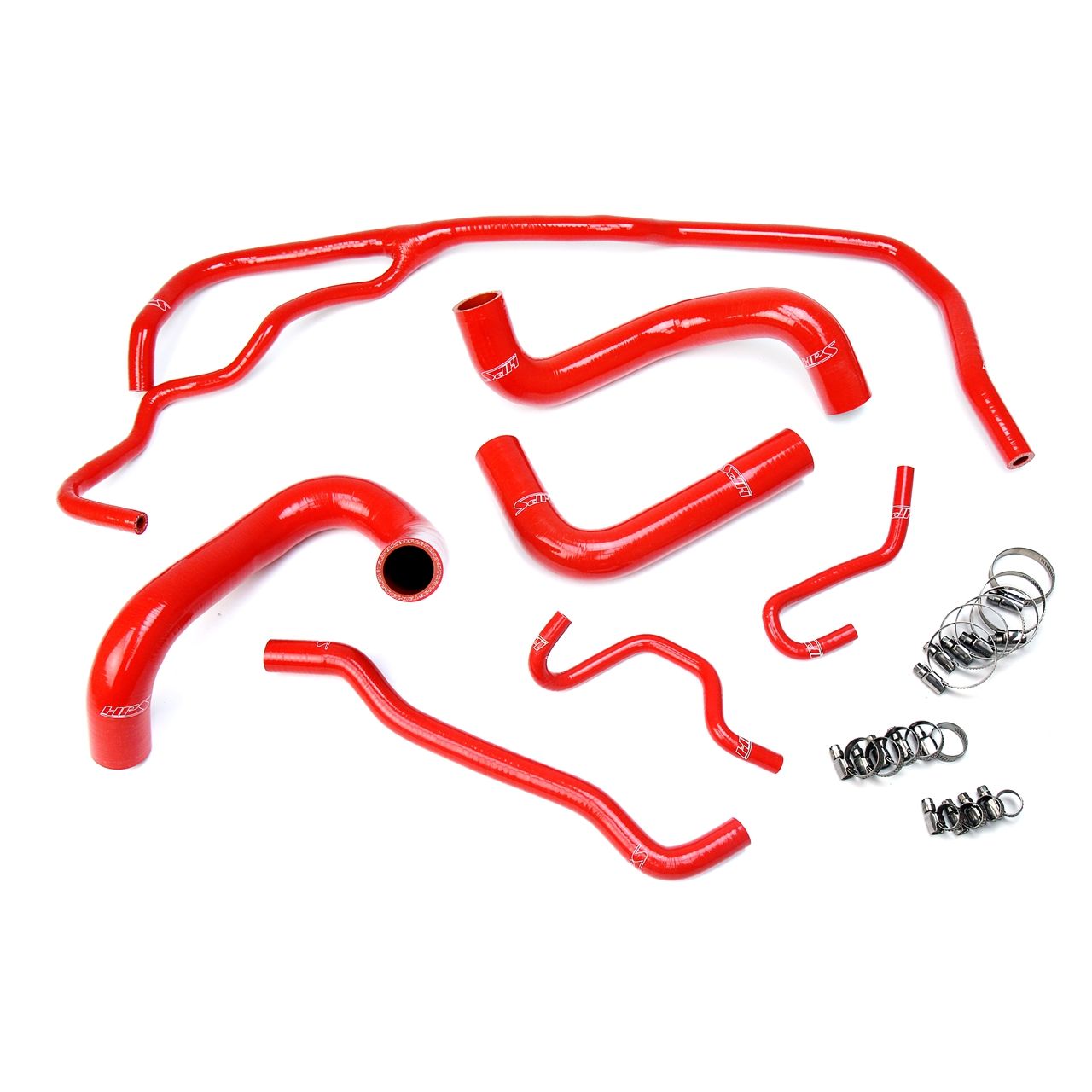 HPS Red Reinforced Silicone Radiator Hose Kit Coolant for Scion 2016 iM 1.8L