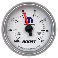 Thumbnail for Autometer Mopar 52mm Mechanical 30 In Hg-Vac/20 PSI Vacuum/Boost Gauge