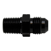 Thumbnail for DeatschWerks 6AN Male Flare to 1/4in Male NPT Adapter - Anodized Matte Black