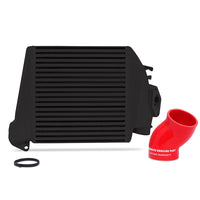 Thumbnail for Mishimoto 08-14 Subaru WRX Top-Mount Intercooler Kit - Powder Coated Black & Red Hoses