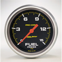 Thumbnail for Autometer Pro-Comp Digital Stepper Motor 2-5/8in 0-15 PSI Fuel Pressure Gauge