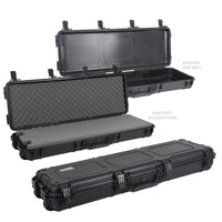 Thumbnail for Go Rhino XVenture Gear Hard Case w/ Foam - Long 44in. / IP67 / Automatic Air Valve - Textured Black