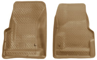 Thumbnail for Husky Liners 97-06 Jeep Wrangler Classic Style Tan Floor Liners