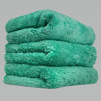 Thumbnail for Chemical Guys Ultra Edgeless Microfiber Towel - 16in x 16in - Green - 3 Pack