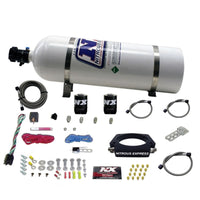 Thumbnail for Nitrous Express GM LS 90mm Nitrous Plate Kit (50-400HP) w/15lb Bottle