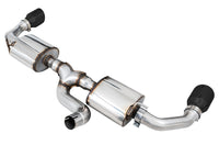 Thumbnail for AWE Tuning 07-18 Jeep Wrangler JK/JKU 3.6L Tread Edition Axle-Back Dual Exhaust - Diamond Black Tips