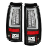 Thumbnail for Spyder Chevy Silverado 1500/2500 99-02 Version 2 LED Tail Lights - Black ALT-YD-CS99V2-LED-BK