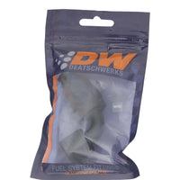 Thumbnail for DeatschWerks 8AN Female Swivel 90-Degree Hose End PTFE (Incl 1 Olive Insert) - Anodized Matte Black