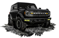 Thumbnail for ORACLE Lighting 21-22 Ford Bronco Triple LED Fog Light Kit for Steel Bumper - Yellow SEE WARRANTY