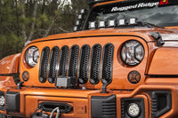 Thumbnail for Rugged Ridge Grille Inserts Perforated 07-18 Jeep Wrangler