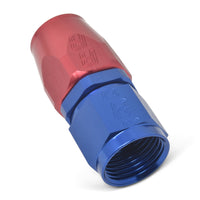 Thumbnail for Russell Performance -10 AN Red/Blue Straight Full Flow Hose End