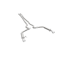 Thumbnail for MagnaFlow Cat Back, SS, 2.5in, Competition, Dual Split Polished 4.5in Tips 2015 Ford Mustang V6 3.7L