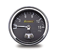 Thumbnail for Russell Performance 15 psi fuel pressure gauge (Non liquid-filled)