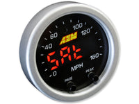 Thumbnail for AEM X-Series 0-160 MPH Black Bezel w/ Black Face GPS Speedometer Gauge